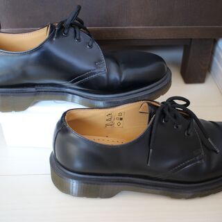引取歓迎】ドクターマーチン 3ホールシューズ ブラック Dr.Martens  