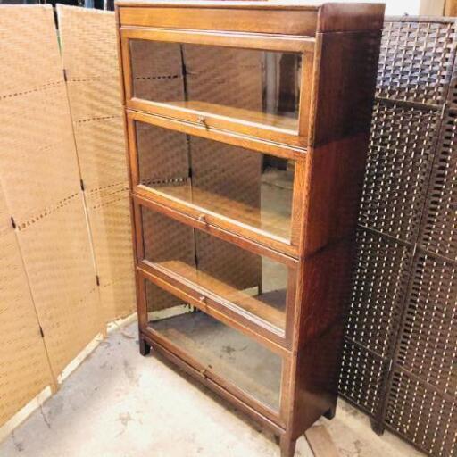 【売約済み】 Antique Stacking Bookcase England 1930-40sアンティーク　スタッキング　ブックケース　英国　検　　ビンテージ　globe wernicke 書棚　キャビネット　収納　書斎　オーク材　シェルフ　古書棚　飾り棚　ロイズアンティークス　Lloyd's Antiques