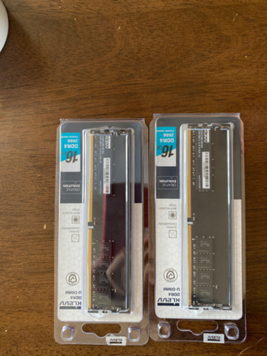 [16gb*2]メモリお譲りします　KLEVV製　DDR4-2666 16gb*2