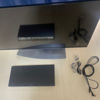 美品テレビ(SHARP)と未使用レコーダー(SHARP)セット