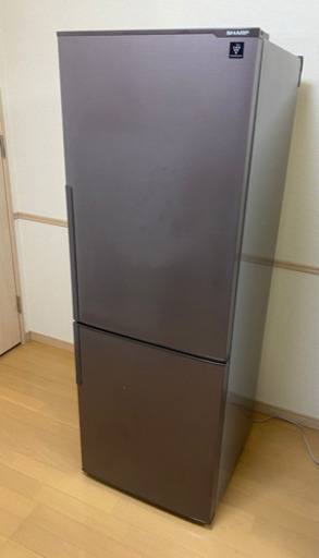 ★SHARP 冷蔵庫　271L 2018年製　SJ-PD27D-T プラズマクラスター　ブラウン　美品