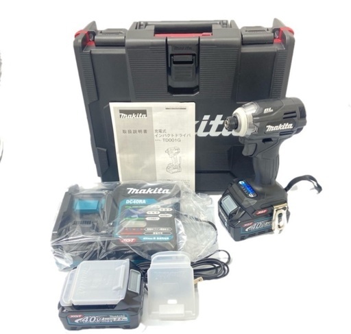 【✨新品・未使用✨】makita/マキタ インパクトドライバー TD001GRDX 40v ブラック