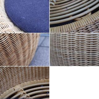 皇室御用達の職人がいる籐・ラタン家具専門店「カルチェラタン」の1960年発表、剣持勇デザインLounge Chair(ラウンジ・チェア)。MoMAにも収蔵されている籐家具の名作椅子です！