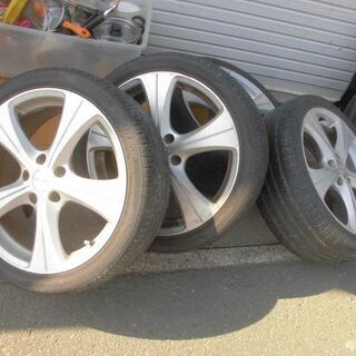 アルミホイール4本 タイヤ付き 18インチ 7J