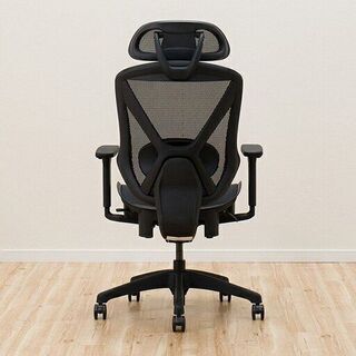ニトリ　フォリスト　ほぼ新品　背面&座面メッシュ、オットマン付き