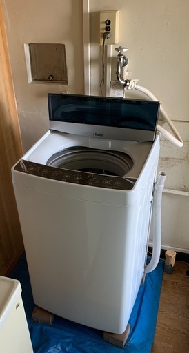 全自動洗濯機 5.5kg　ハイアール Haier JW-C55A-W ホワイト【製造年】2017年