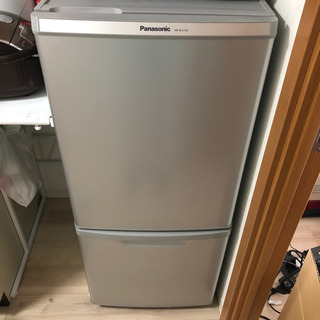 受け渡し決定。Panasonic 冷蔵庫 2ドア 138L NR...