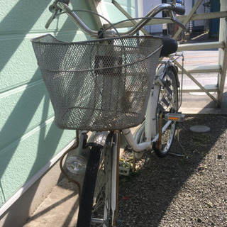 【ネット決済】後輪パンク自転車(T . T)  練習用に！