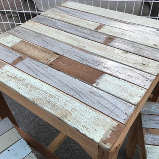 ビンテージ ダイニングセット　机　椅子　木製