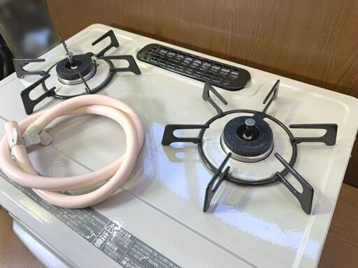2018年製☆Rinnai グリル付ガステーブル 都市ガス 左強火力 ◇リンナイ 