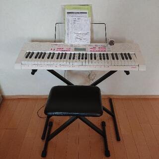 【値下げ】CASIO 電子キーボード LK-121 スタンド・イ...