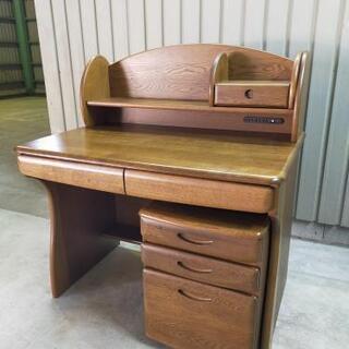 【浜本工芸】　高級　学習机　勉強机　