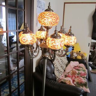 ☆彡 アンティークフロアライトスタンド×1 ライトスタンド×2 ☆彡 3