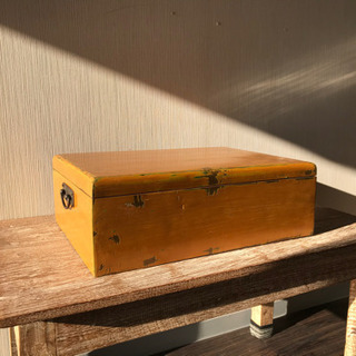 【ネット決済・配送可】9 木製ボックス　ショーケース　木箱　チー...