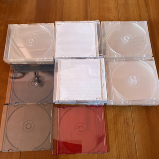 【ネット決済】CD.DVDプラスチックケース53枚