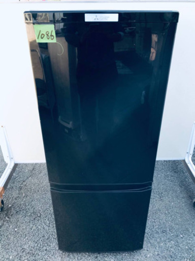 ✨ 2018年製✨1086番 三菱✨ノンフロン冷凍冷蔵庫✨MR-P15C-B‼️