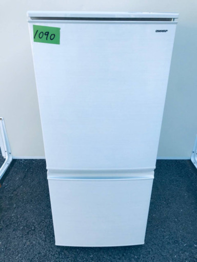 ✨2018年製✨1090番シャープ✨ノンフロン冷凍冷蔵庫✨SJ-D14D-W‼️