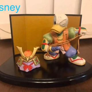 【Disney】置くだけのシンプルな陶器の独眼竜ドナルド五月人形...