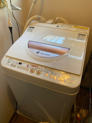 洗濯機　1人用　シャープ