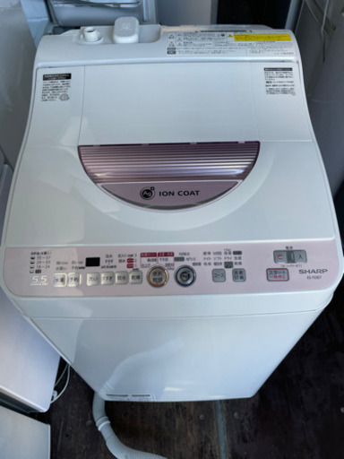 No.707 SHARP 5.5kg/3kg 洗濯乾燥機　2015年製　近隣配送無料