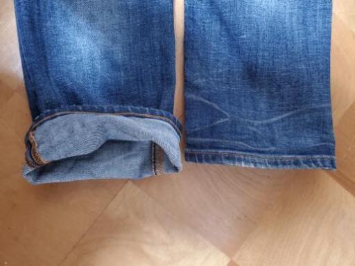 NUDIE JEANS THIN FINN ORG.SHAWN REPLICA★サイズW30L32★ジップフライ★ストレッチあり N697 \n