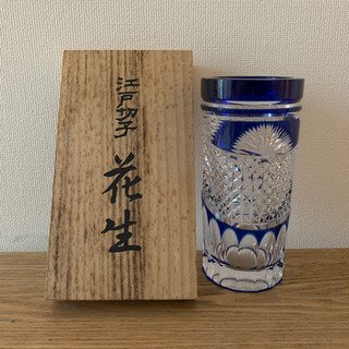 【美品】江戸切子　花瓶　