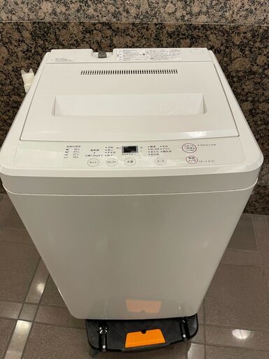 都内近郊無料で配送、設置いたします　2010年製　無印　洗濯機　4.5kg  ASW-MJ45　MU01