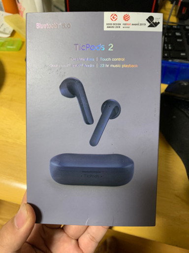 （値下げ）ticpods blue tooth earphone （青）