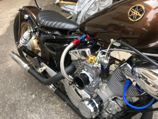 ビラーゴ250 左右出しマニホールド　キャブ付き ビラーゴ250 左右出しマニホールド キャブ付き（ビラーゴ250