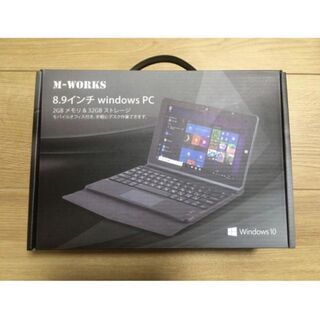 m-works 2in1タブレットノートpcパソコンWindow...