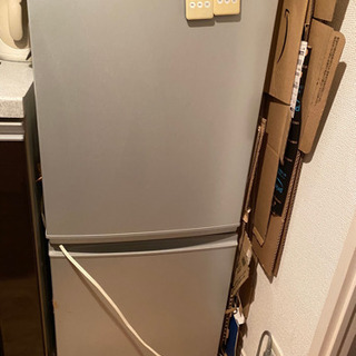 【ネット決済・配送可】SHARP冷蔵庫約150L 日立洗濯機4.2kg