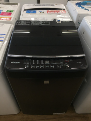 Hisense（ハイセンス）の全自動洗濯機2019年製（HW-G55E5KK）です。【トレファク東大阪店】