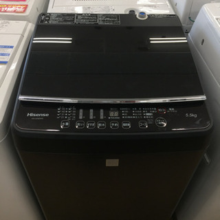 Hisense（ハイセンス）の全自動洗濯機2019年製（HW-G55E5KK）です 