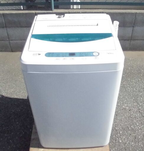 JMS0174)YAMADA/ヤマダ 全自動洗濯機 HerbRelax YWM-T45A1 2018年製 4.5㎏ 中古品・動作OK♪【取りに来られる方限定】