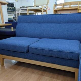 🌸ラインのお友達追加で3%OFF🌸新品リビングダイニングソファ＋スツールセット ニトリブルー色 定価・84,184円【机別売】💳自社配送時🌟代引き可💳※現金、クレジット、スマホ決済対応※