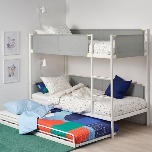 ２段ベッド（IKEA　VITAVAL）白
