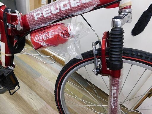 未使用 コカコーラ×プジョー マウンテンバイク 折り畳み自転車 26 