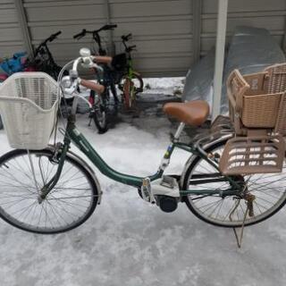 Panasonic 電動アシスト自転車　３人乗り可能　現在2人乗り仕様 パナソニック電動アシスト自転車 2人乗り 3人乗り