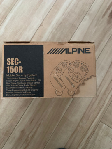 超激レアALPINE SEC-150Rモバイルセキリュティ