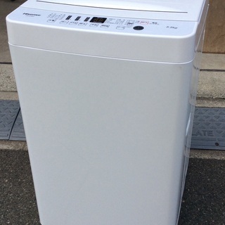 RKGSE-456】特価！ハイセンス/Hisense/5.5kg洗濯機/HW-E5503/中古/2020 