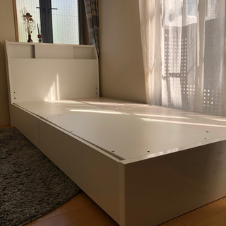 ニトリ 収納付きシングルベッドフレーム