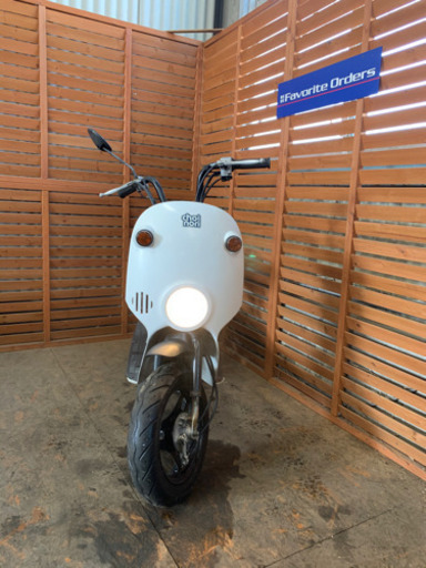 バイク屋さんで整備されたチョイノリ⑥