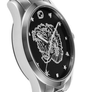 グッチ GUCCI 腕時計 メンズ レディース YA1264125 クォーツ ブラック