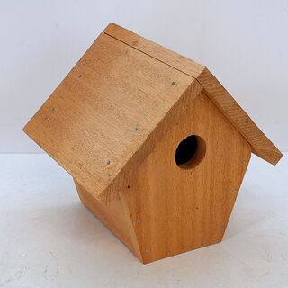 K.【商談中A】レトロ 木箱 小鳥の巣箱　お庭のインテリアに♪　...
