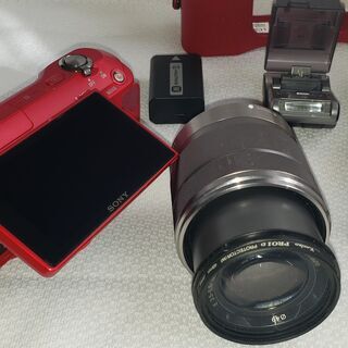 本日終了します　軽くてお洒落で可愛いスマートな（＾＾）SONY NEX-3　レッド