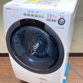 シャープ SHARP 2019 コンパクトドラム式洗濯乾燥機 ES-S7D 洗濯7kg