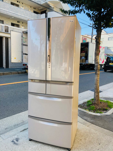 ♻️♻️美品♻️♻️　日立 ６ドア冷凍冷蔵庫 R-SF48BM-1