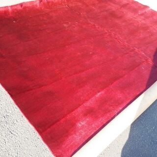 カーペット赤　６畳用（２６１×３５２）