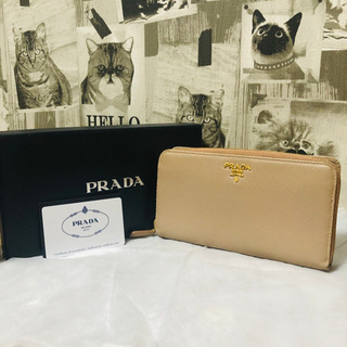 【ネット決済・配送可】PRADA 長財布