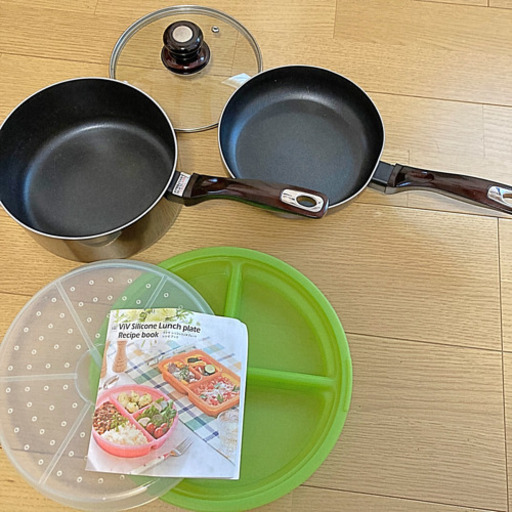 片手鍋\u0026ミニフライパン\u0026シリコンプレート